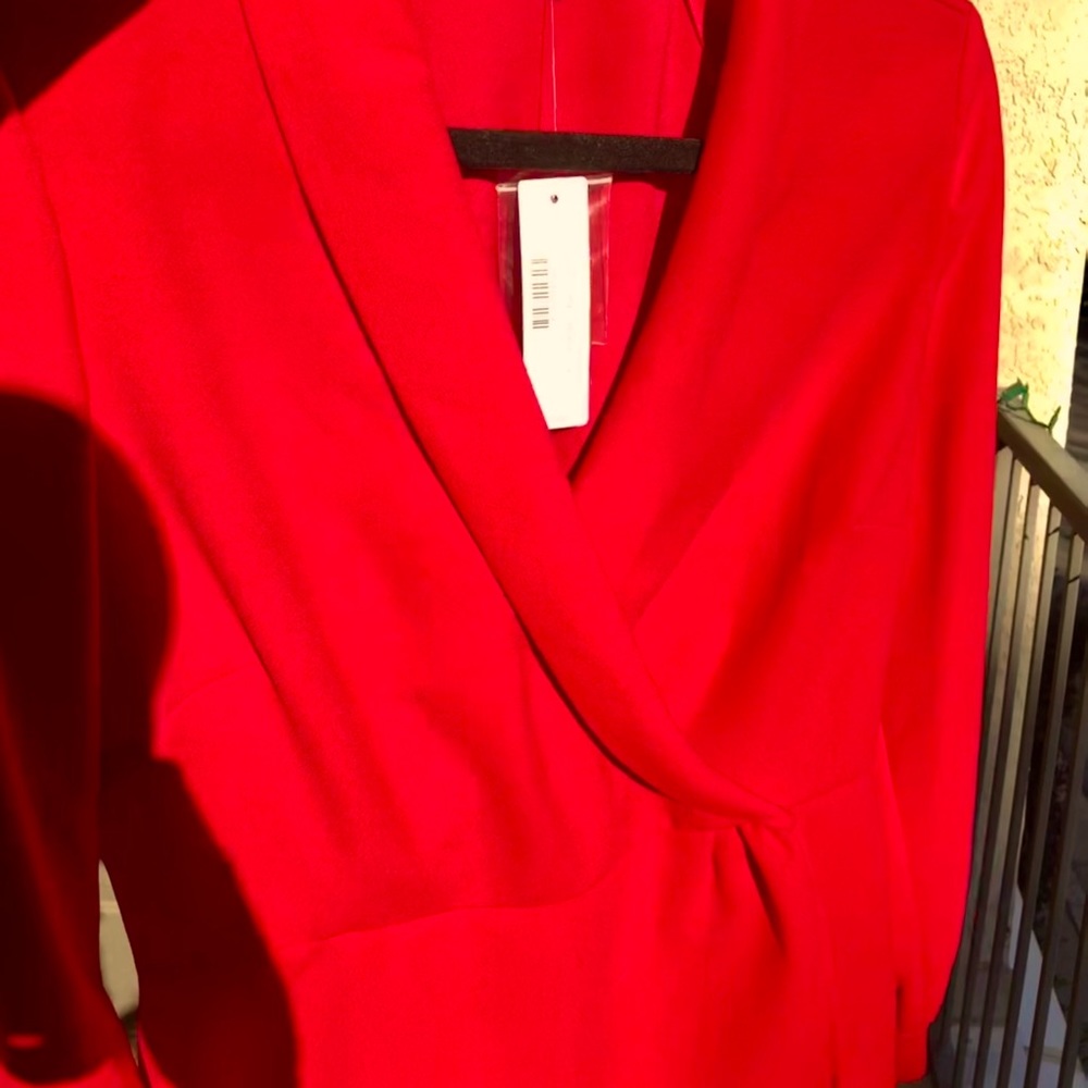 J. Crew Beautiful Red Blouse